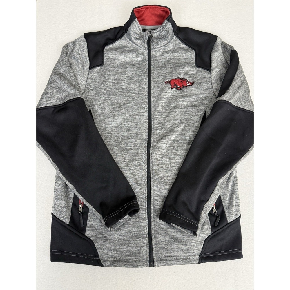 Men's Arkansas Razorbacks‎ Colosseum Quarter Zip Jacket - Size M